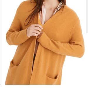 Madewell Open Cardigan Alpaca Wool blend
